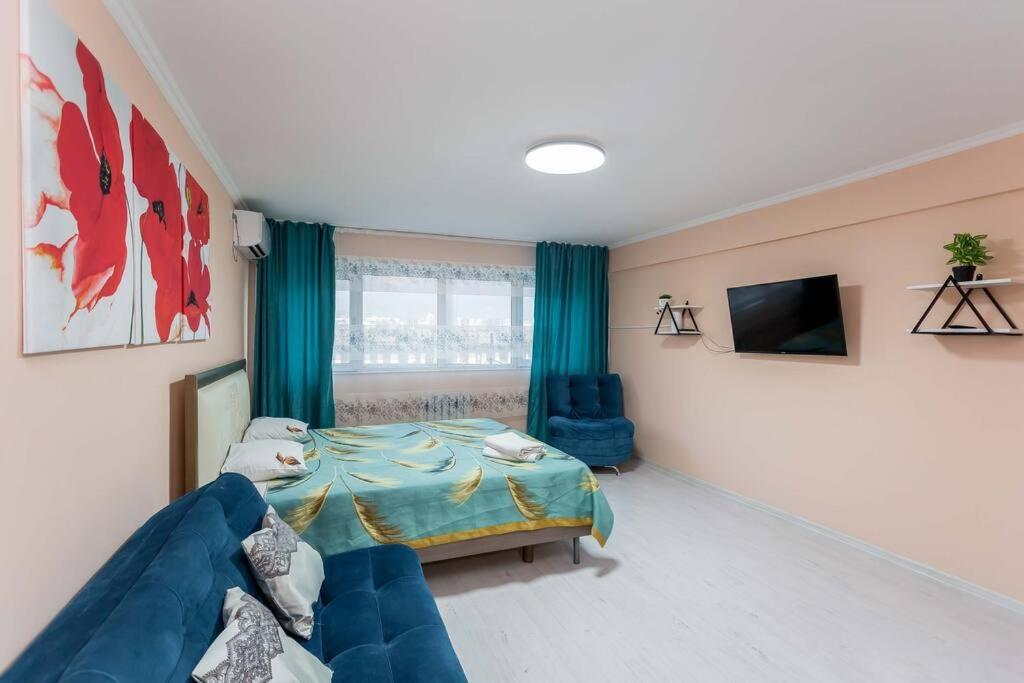 Квартира С Видом На Горы Almaty Eksteriør bilde