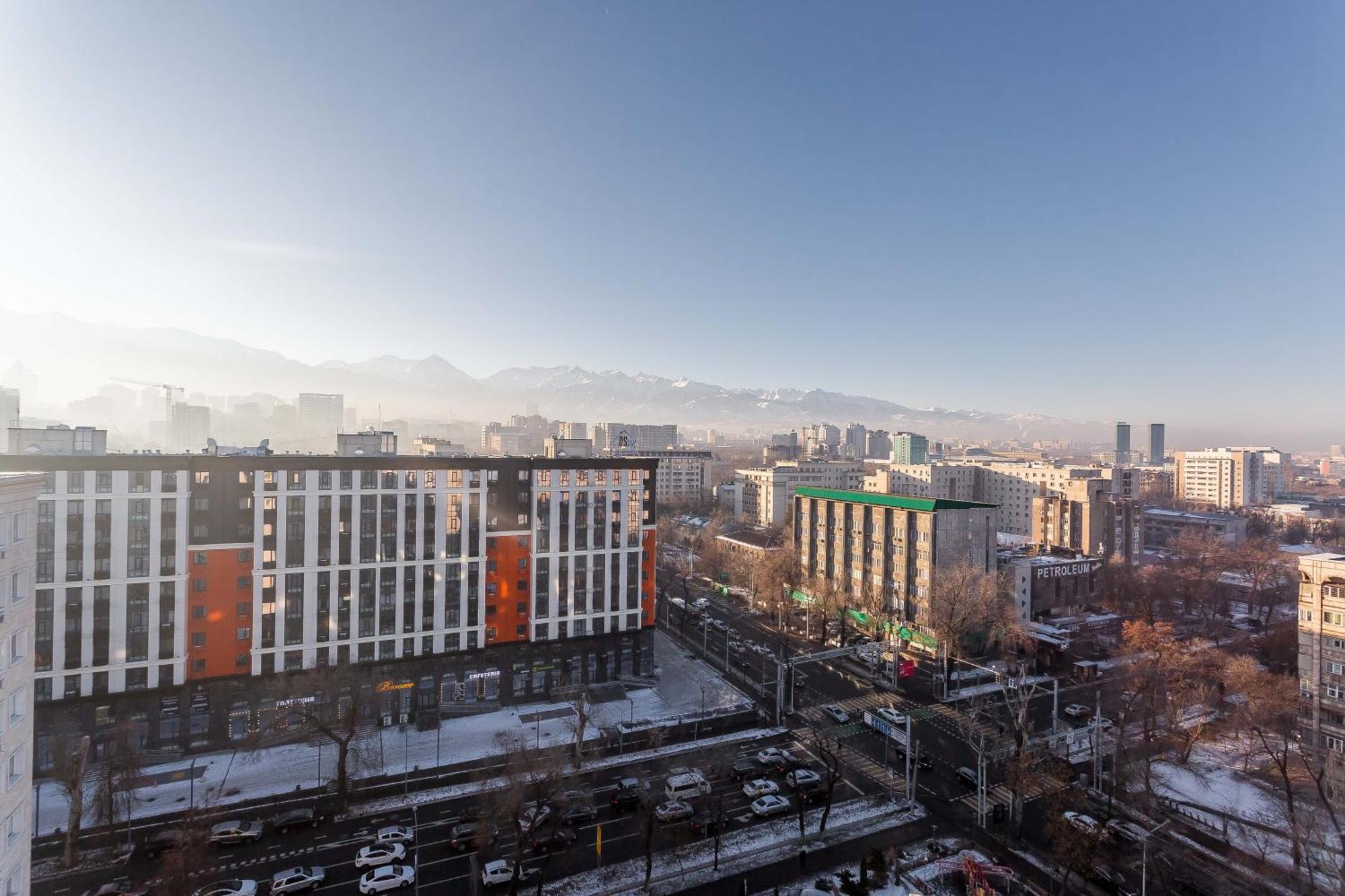 Квартира С Видом На Горы Almaty Eksteriør bilde